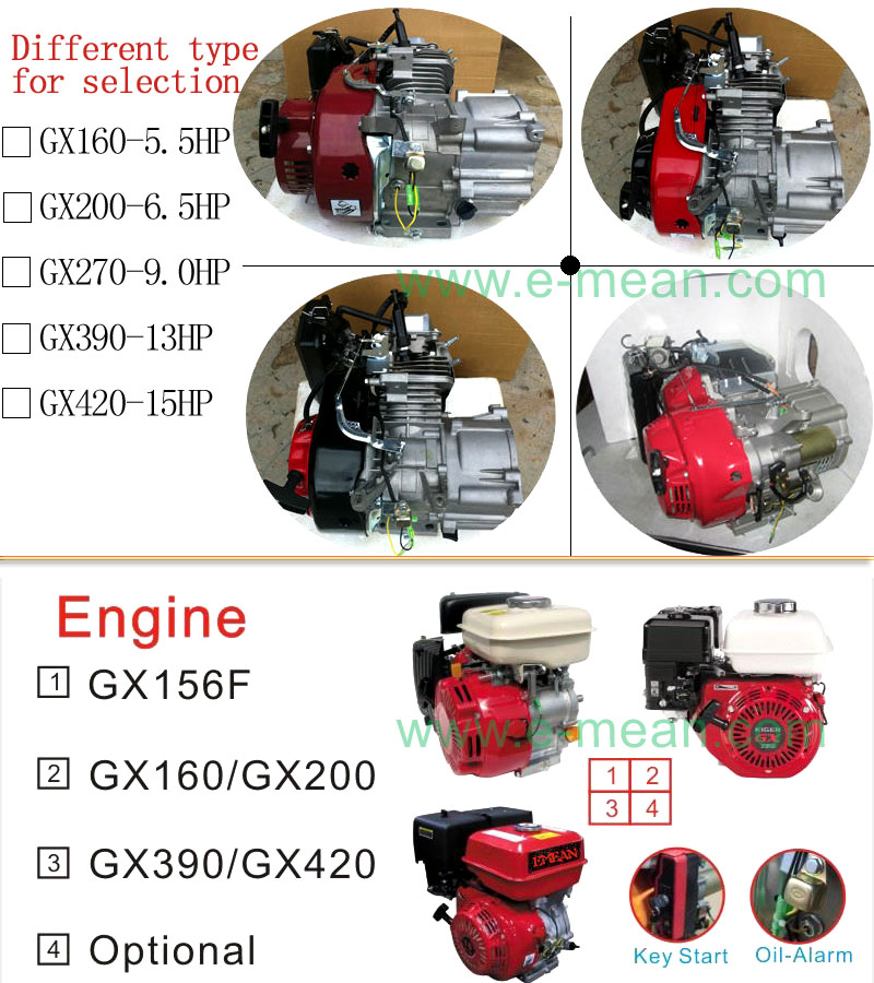 Gasoline Honda Engine for Generator 6.5HP Gx200