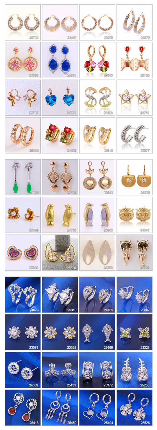 Xuping Fashion Luxury Cystals From Swarovski Elegant Jewelry Earring Hoop -E-117