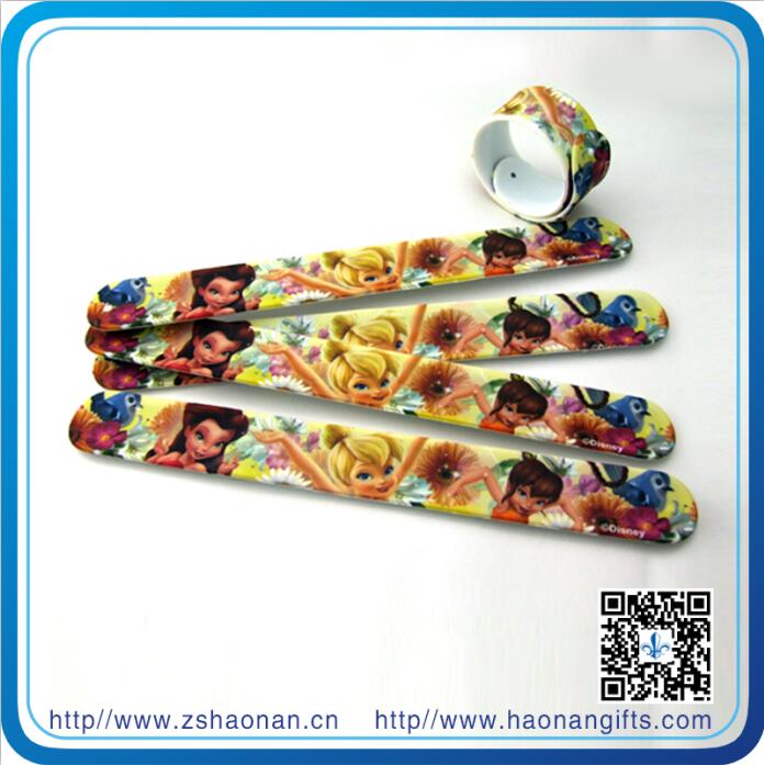 Personalized Engrave PVC Slap Wristbands for Promotional