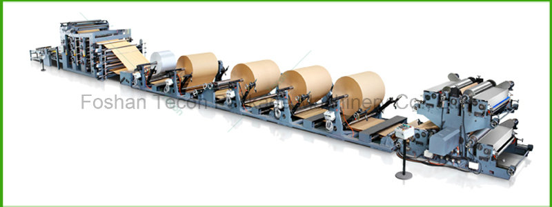 Automatic Multi-Wall Valve Paper Sack Tube Froming Machine