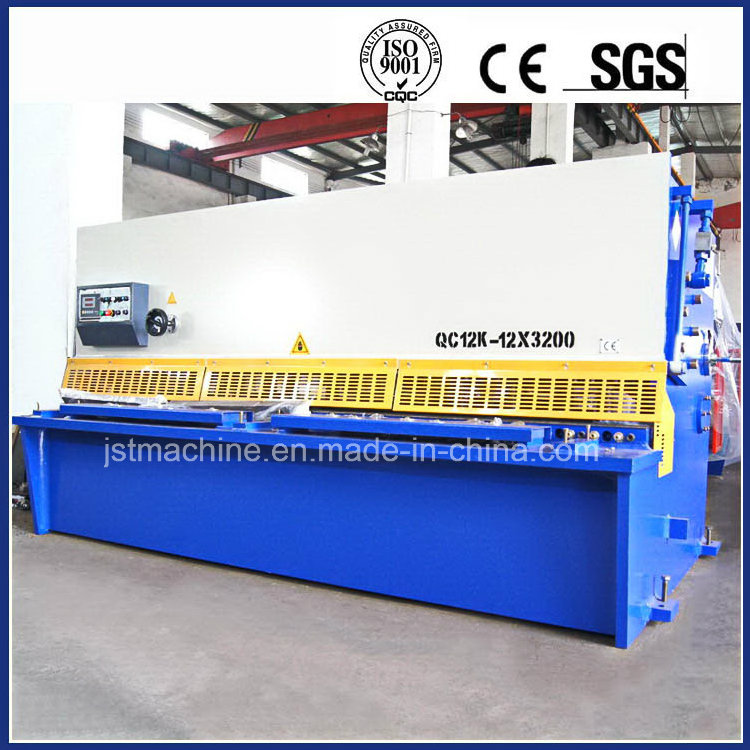 Metal Steel Sheet Plate Cutting CNC Hydraulic Guillotine Shearing Machine (QC12Y-12X3200)