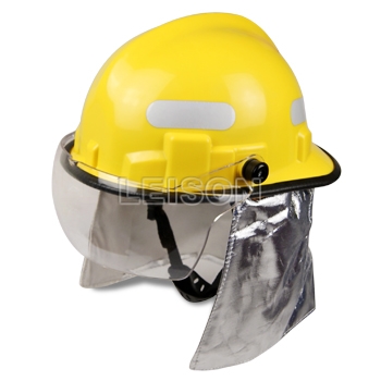 Fire Fighting Helmet of Reinforced Plastic