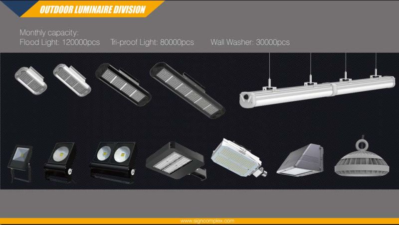 Modular Waterproof IP65 LED Auminium Outdoor Lights 300W with UL Dlc Ce RoHS