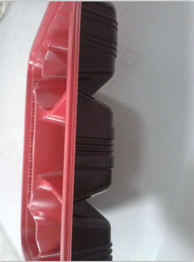 Red Plastic Service Plate (HL-157)