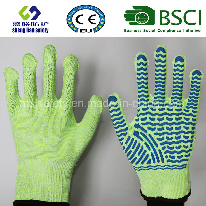 Cut Resistant Safety Work Glove with PVC Coated Gloves Safety Gloves