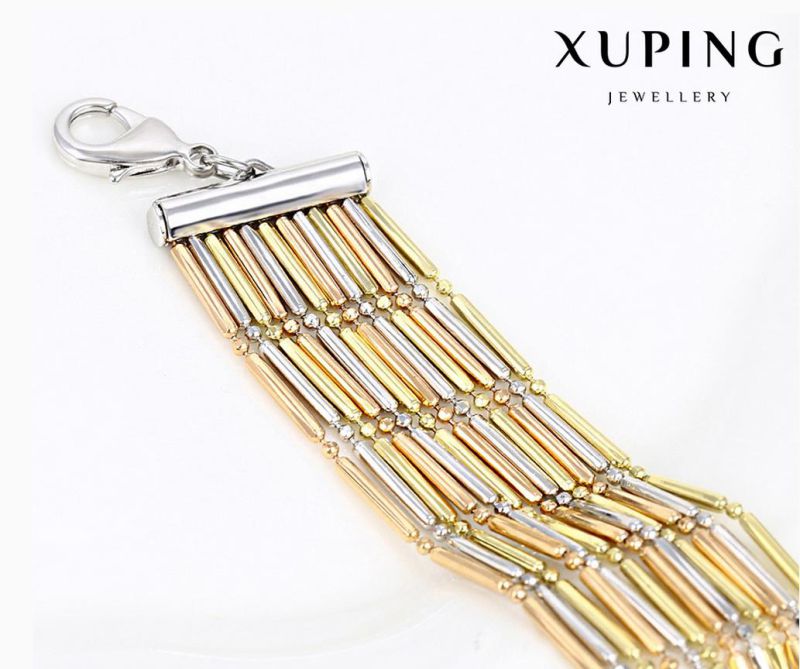 43119 Fashion Charm Multicolor Jewelry Chain Necklace in Alloy Copper