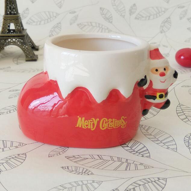 Promotional Christmas Gift Cup Ceramic Christmas Cup