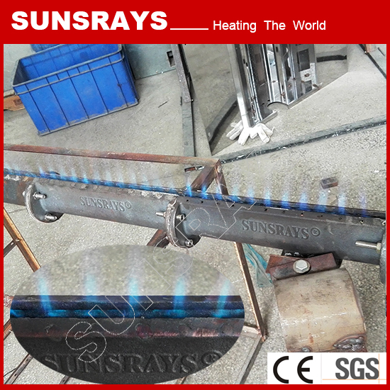 Linear Burner for Industrial Heat Processing