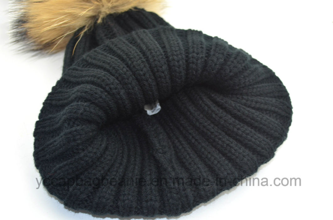 Wholesale High Quality Ribbed Beanie, Knitted Hat