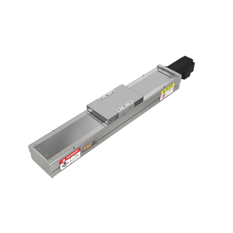 Automatic linear guides for robot front ends