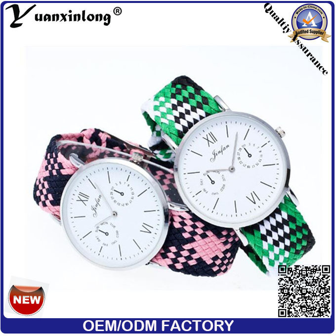 Yxl-200 Custom Fiber Woven Sports Canvas Nylon Nato Watch High Quality Lady Dress Quartz Watches
