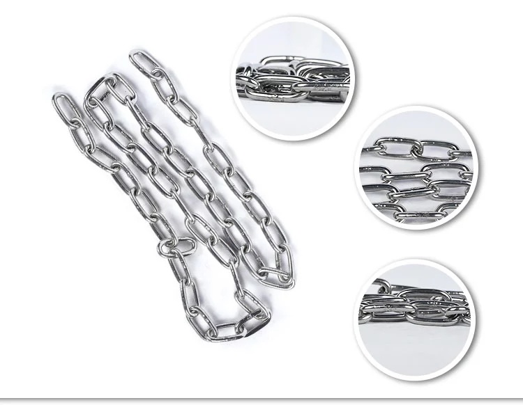 Цепь из нержавеющей стали 1/4 с длинным звеном 1/4 Stainless Steel Chain Long Link Chain