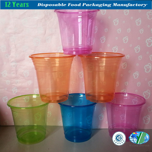 Disposable Plastic Smoothie Cups, Domed Lids & Straws