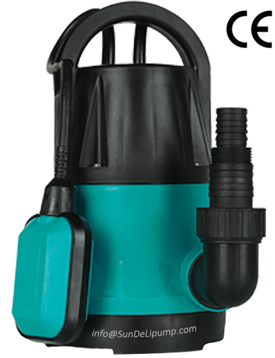 400W Plastic Garden Submersible Pump with Float Switch for Clean Water