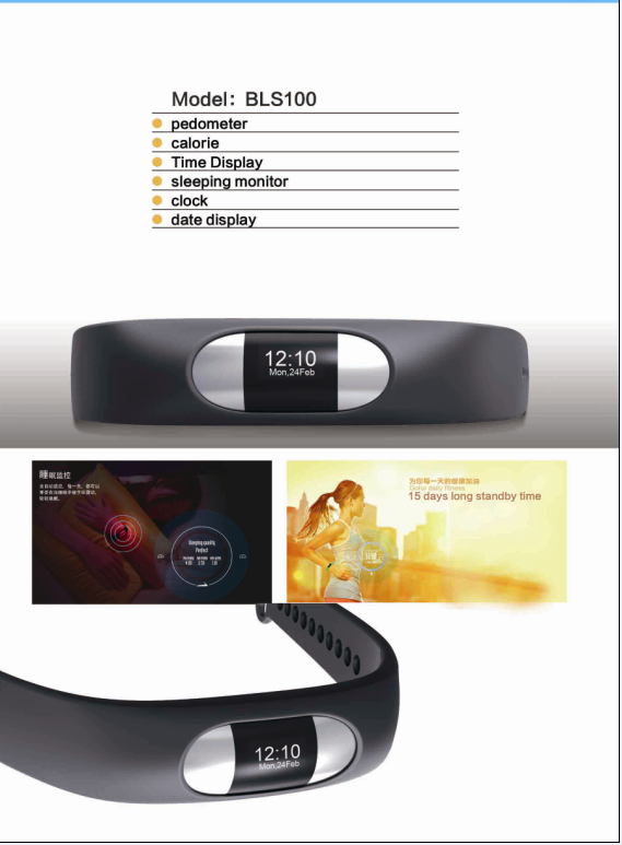 Promotional and Gifts Pedometer Smart Sport Bracelet