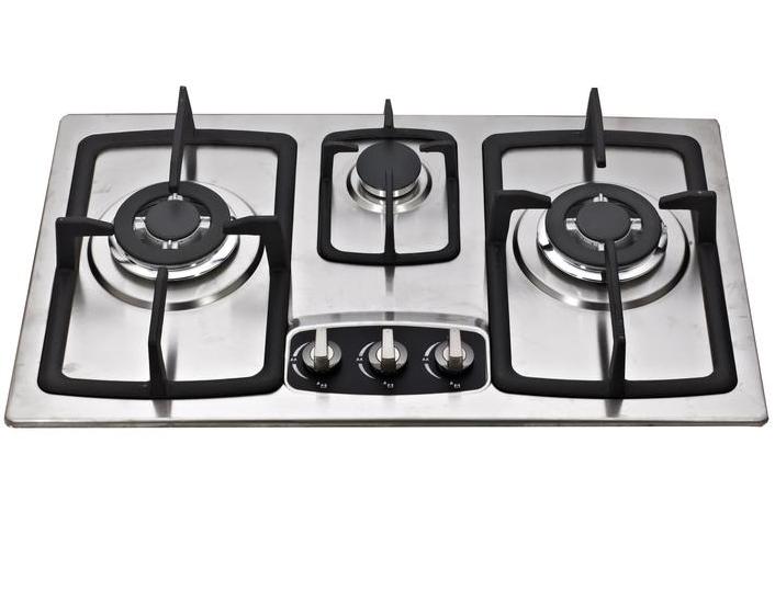 Cheap Price 201 Stainless Steel 3 Burner Gas Hob, Gas Cooker