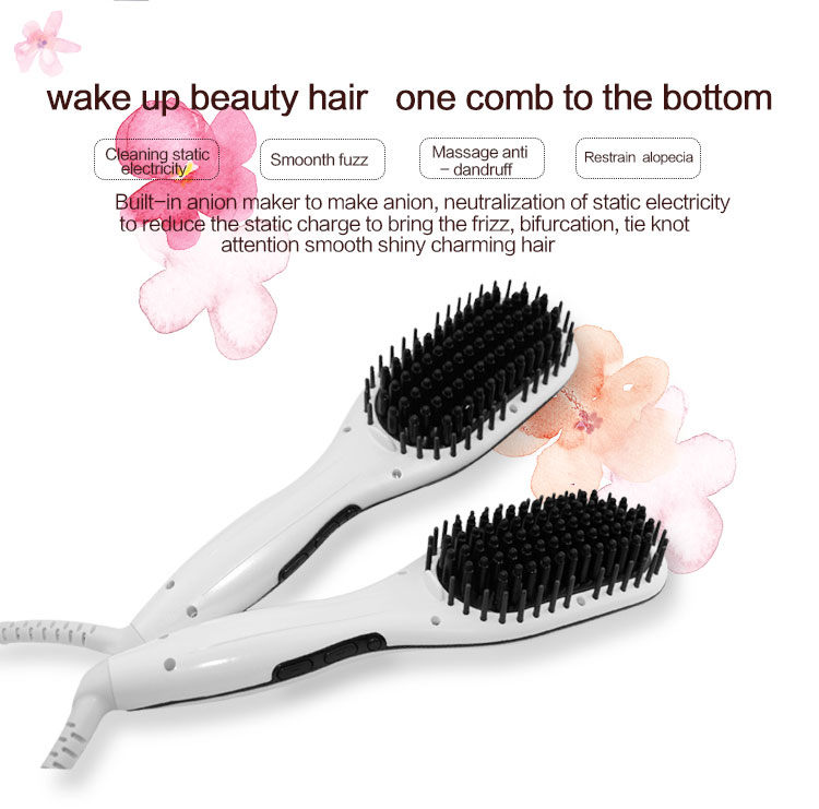 Portbale Automatic Steam LCD Screen Hair Straightener