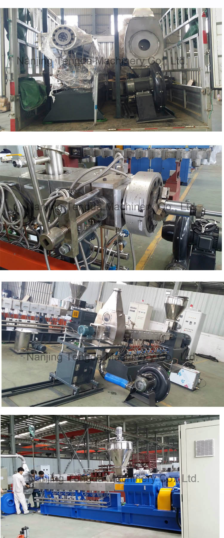 Twin Screw Extruder with Air Cooling Hot Face Pelletizing