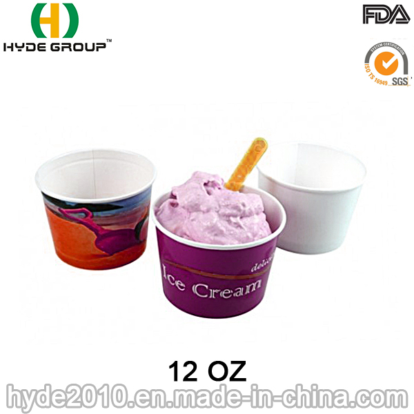 Disposable Ice Cream Paper Cup, Paper Bowl (12oz-1)