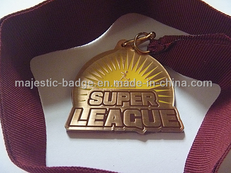 Customized Super League Medallion with Ribbon