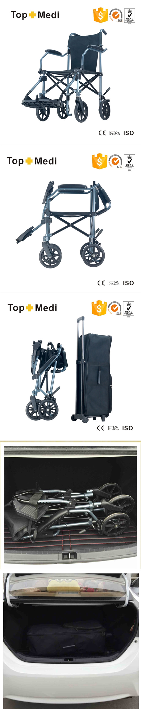 Folding Lightweight Aluminum Wheelchair