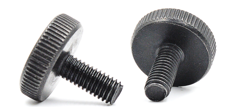 DIN653 Carbon Steel Flat Head Knurled Thumb Screws