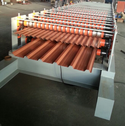 Double Layer Roof Sheet Roll Forming Machine