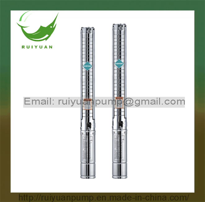 4 Inches New Type Copper Wire Stainless Steel Deep Well Submersible Water Pump (4SP5/52-5.5KW)