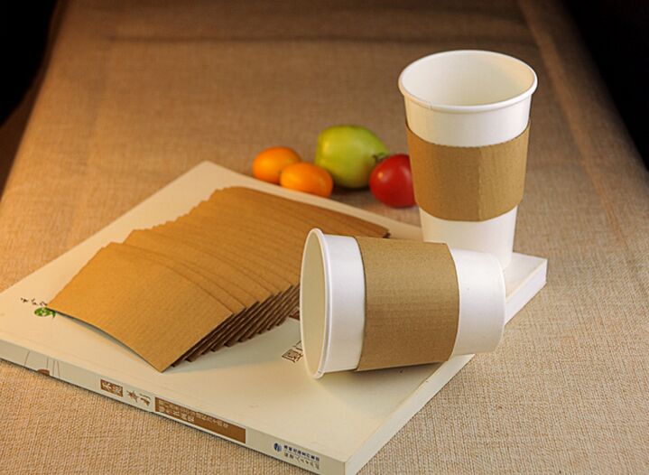 8oz/12oz/16oz Insulated Paper Cup Sleeve for Hot Coffee Packing