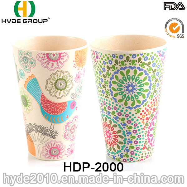 Customized Fashionable Eco-Friendly Bamboo Fiber Cup (HDP-2000)