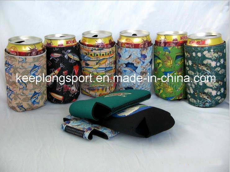 2016 Fashionable Insulated Folded Neoprene Can Cooler, Can Cooler