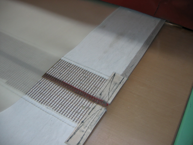 Bull Nose Joint of PTFE Belt Made of Kevlar Material