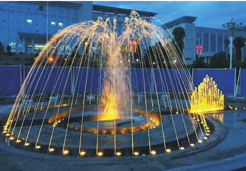 fountain led underwater light