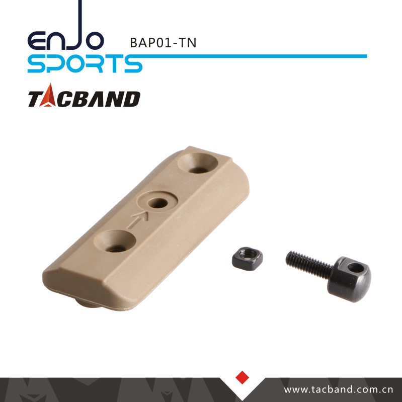 Tacband Tactical Bipod Adaptor for Keymod - with Bipod Stud Tan