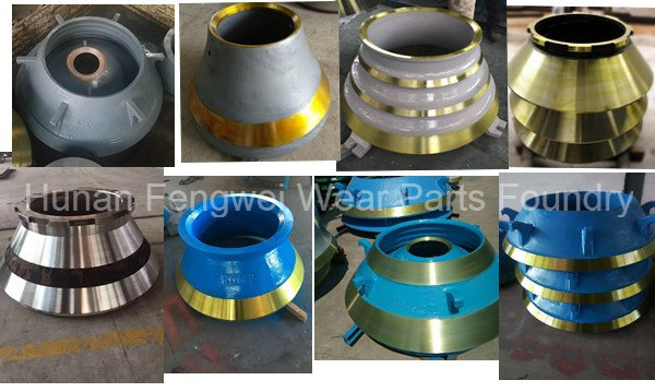 High Manganese OEM Metso Cone Crusher Spare Parts Mantle&Bowl Liner