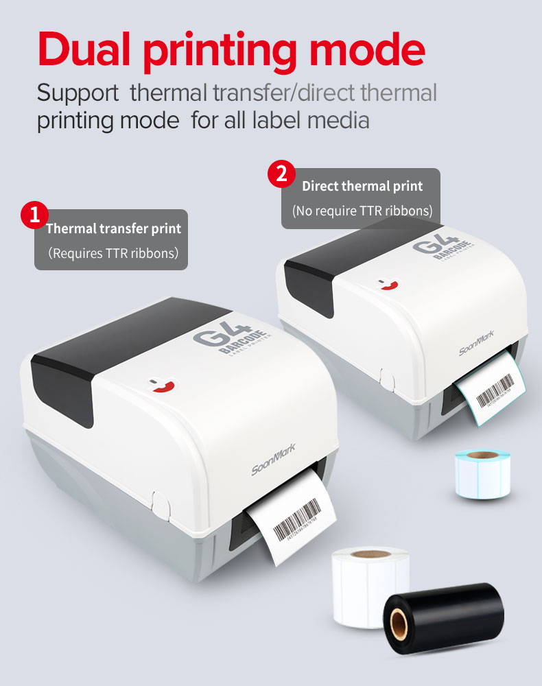 Imprimante à transfert thermique G4 4 G4 thermal transfer printer 4