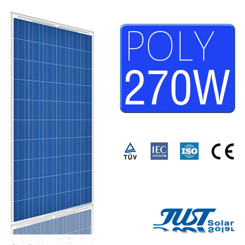 10 Years Warranty Time 270W Poly Solar System with German Quality