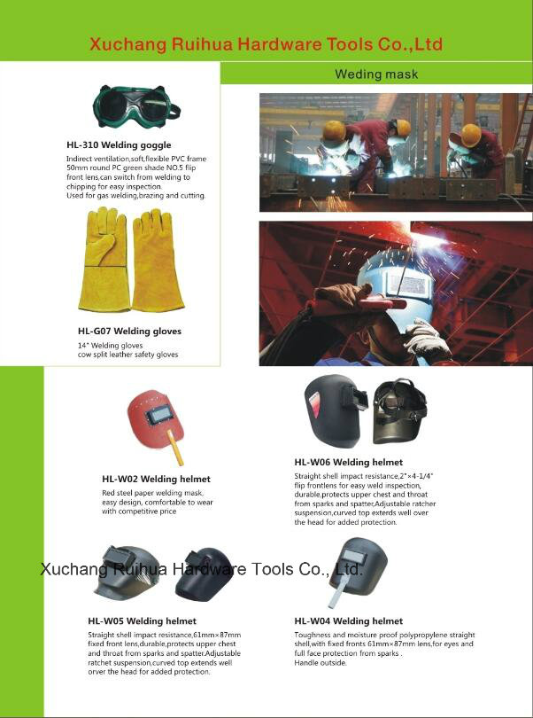 Cheap Brands of Welding Helmet with Lenses, Blue Simple Welding Mask, PP Material Mask, Senior Shading Level Welding Lens Welding Masks