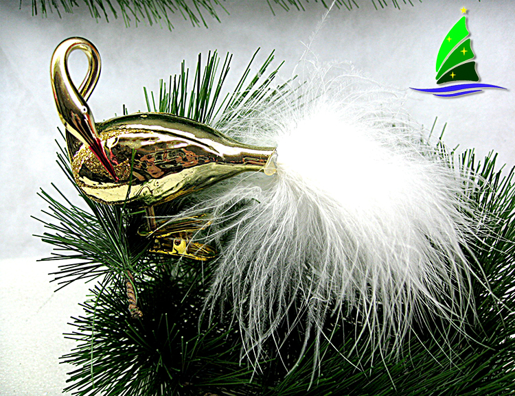adorno de vidrio flamenco glass flamingo ornament