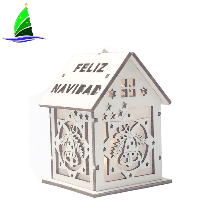 Decoração de casa de madeira leve LED LED Light Wood House Decoration