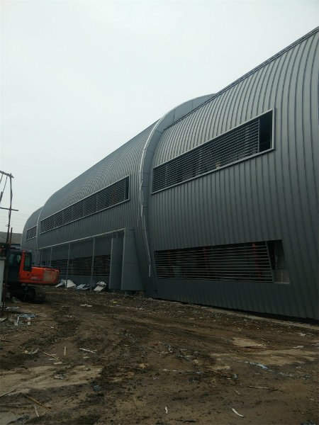 Aluminum Composite Panel for Steel Frame Stadium Building