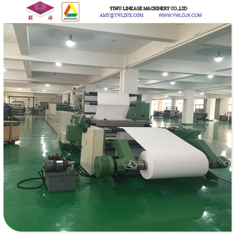 Ld-Gnb760two Lines Tape Glued Notebook Making Machine with Two Sets of Gluing Lines