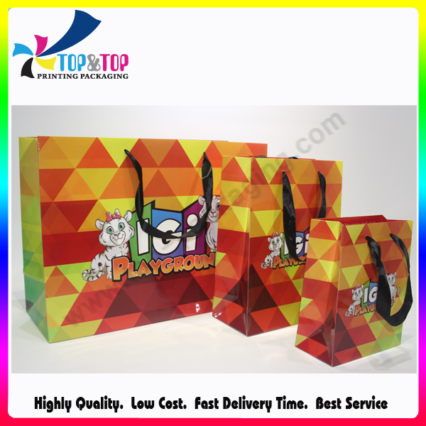 One Side Coated Art Paper Offset Printing Glossy Bag