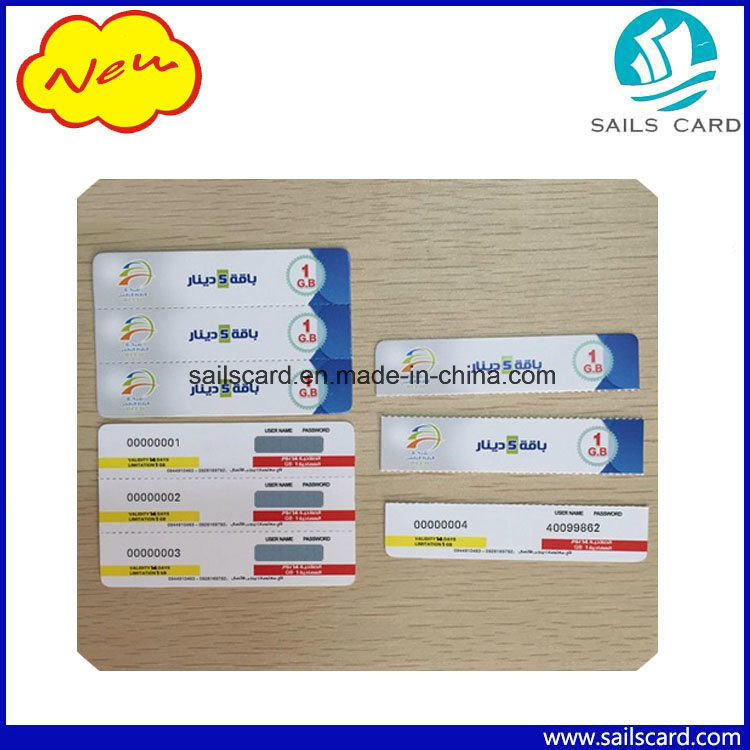 Paper & Plastic Prepaid Scratch Card