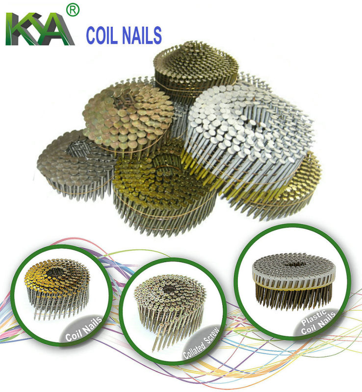15 Deg Wire Nail Collated Screw