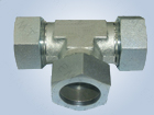 Metric Thread Bite Type Tube Fittings Replace Parker Fittings and Eaton Fittings (EQUAL TEES)