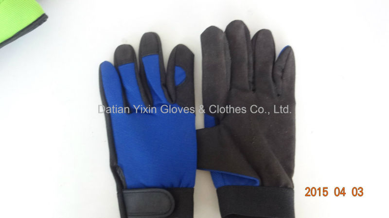 Mechanic Glove-Micro Fiber Glove-Leather Glove-Work Glove-Protected Glove-Labor Glove