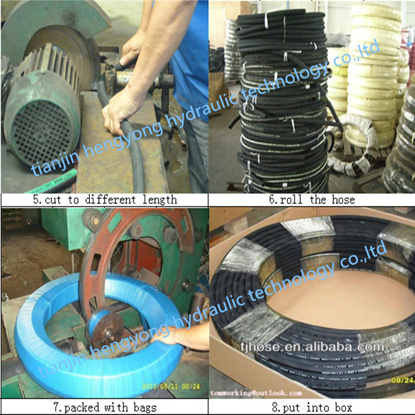 Wire Braid Hydraulic Hose Hydraulic Braided Rubber Hose