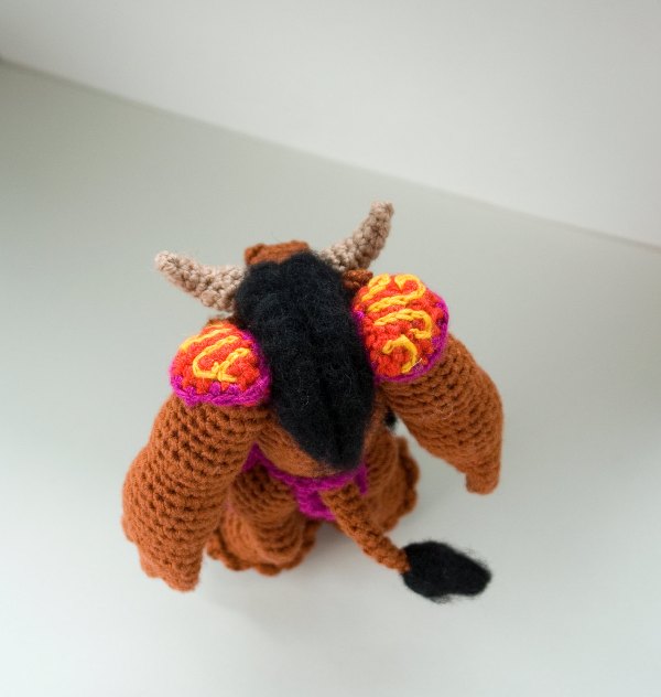 Wow Warcraft Plush Stuffed Hand Crochet Amigurumi Knit Doll Toy