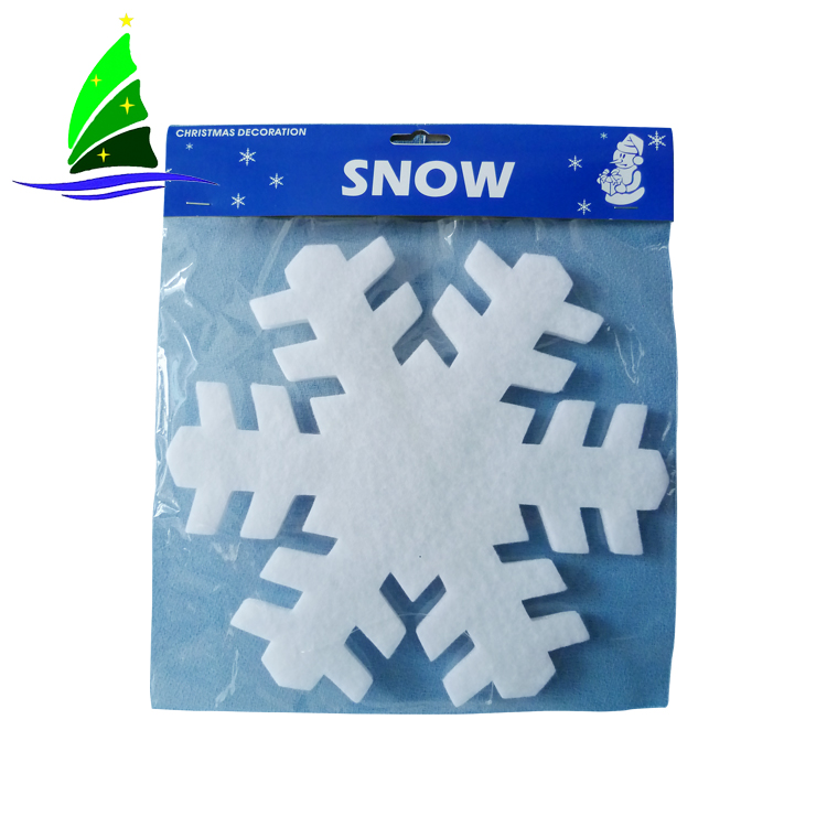 Copos de nieve decorativos de plástico Decorative Plastic Snowflakes